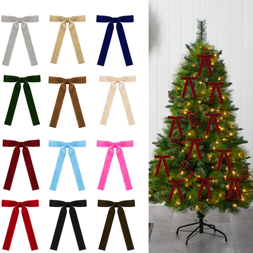 Bow Tie Pre Tied - Accenti dell'albero di Natale 2,5 cm