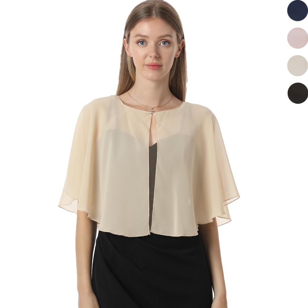 Stole Wedding Shawl - Mantella vintage in chiffon trasparente dal