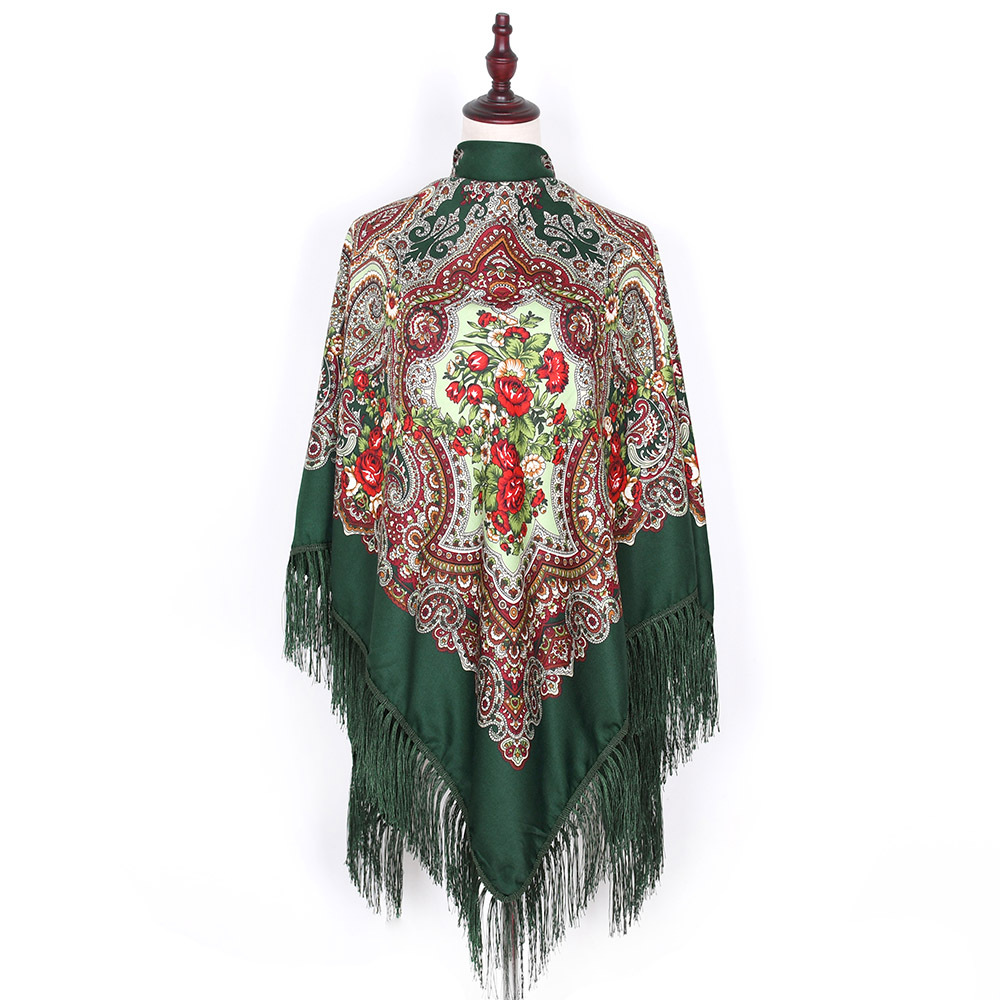 Bandana Cotton - 160*160cm sciarpa russa donna lusso stampa