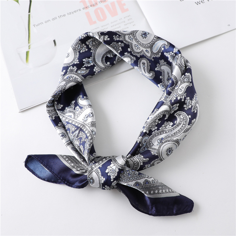 Silk Neck Scarf - Foulard quadrato di lusso in seta