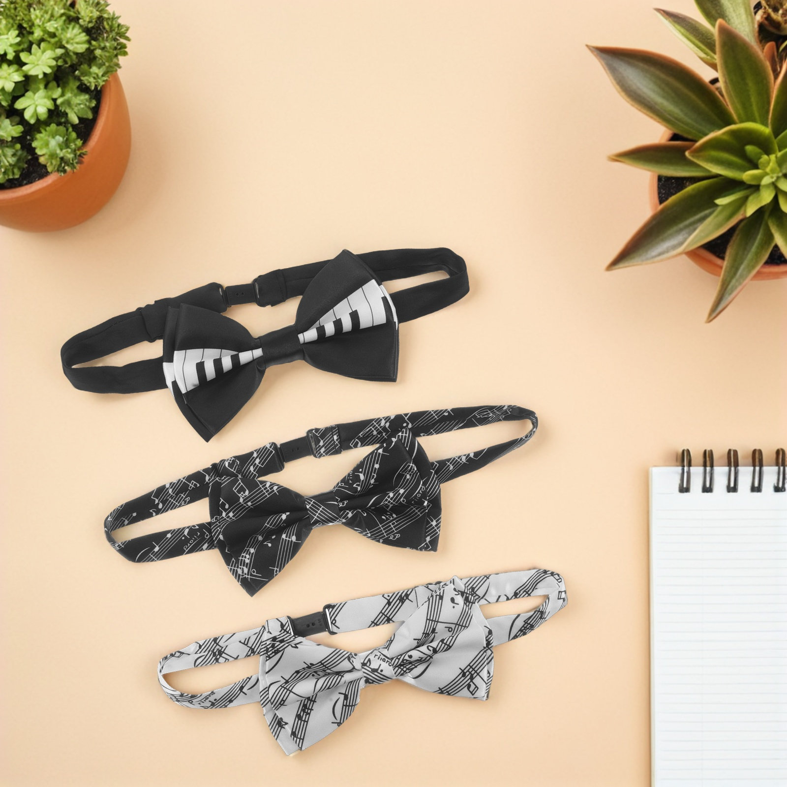 3 pezzi di papillon a tema pia - Bow Tie Pre Tied recensione e prezzo